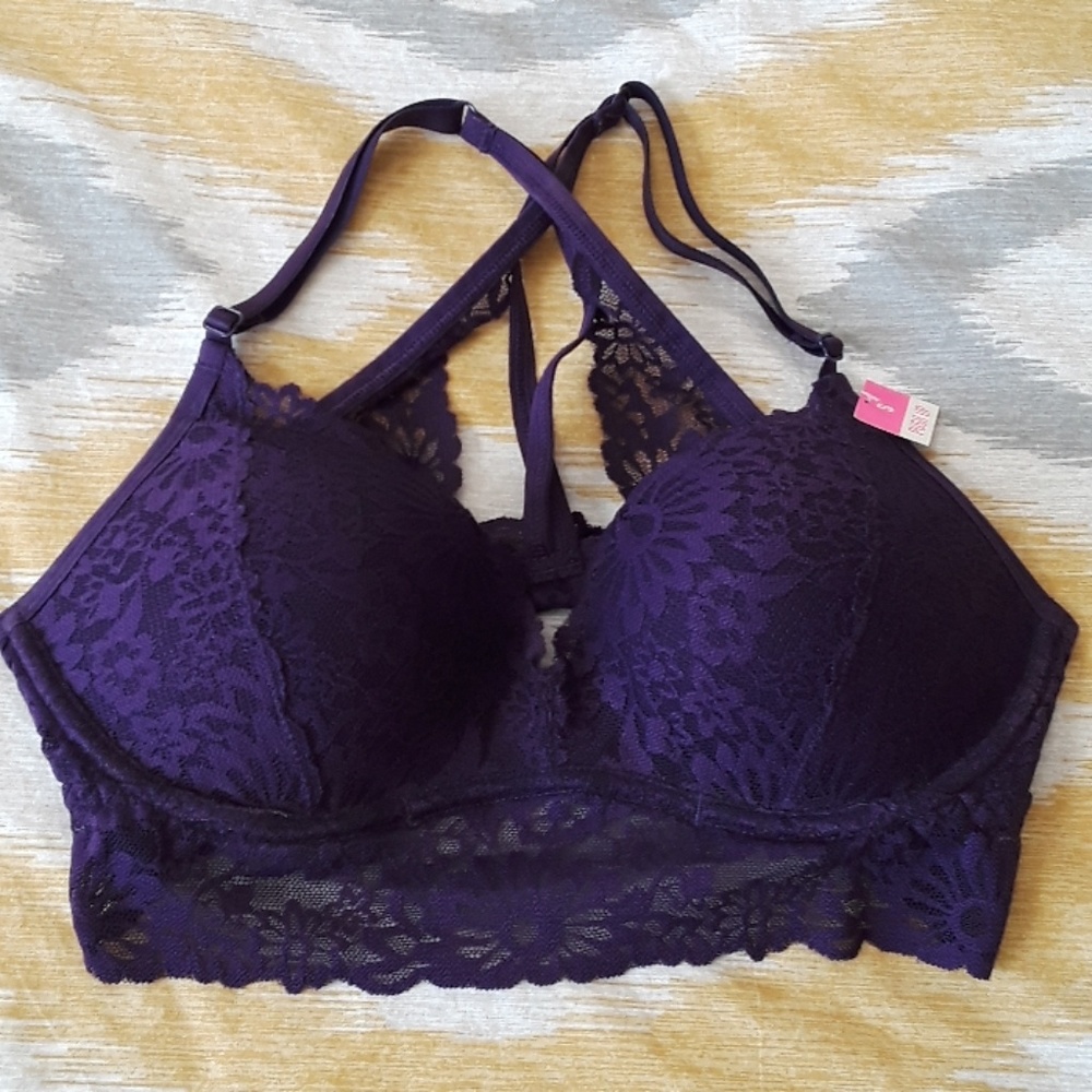 VS Pink Lace Bralette